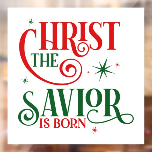 kerstvensterkoeling raamsticker (Vel 2)