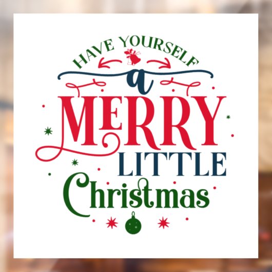 kerstvensterkoeling raamsticker (Vel 2)