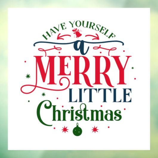 kerstvensterkoeling raamsticker (Vel 3)