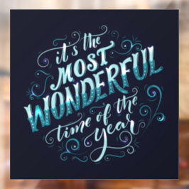 kerstvensterkoeling raamsticker