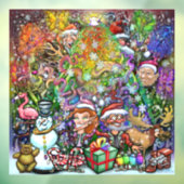 kerstvensterkoeling raamsticker (Vel 3)