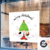 kerstvensterkoeling raamsticker (Cafe Raam)