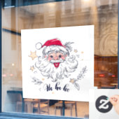 kerstvensterkoeling raamsticker (Cafe Raam)