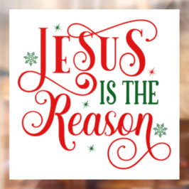 kerstvensterkoeling raamsticker