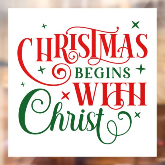 kerstvensterkoeling raamsticker (Vel 2)