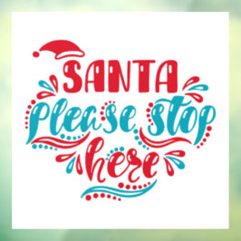 kerstvensterkoeling raamsticker