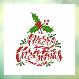 kerstvensterkoeling raamsticker