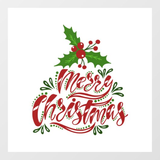 kerstvensterkoeling raamsticker (Vel)