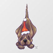 Kerstvensterkoeling voor dieren raamsticker (Vel)