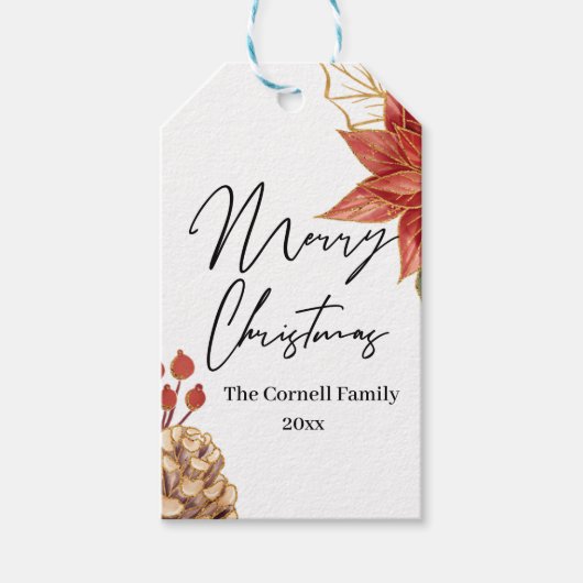 kerstventilator cadeaulabel (Voorkant)