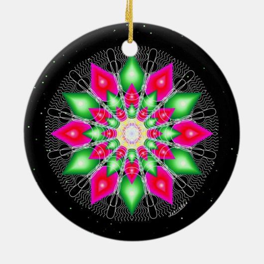 kerstventilator keramisch ornament (Achterkant)