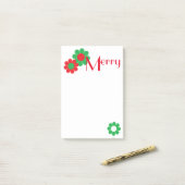  kerstventilatorkracht post-it® notes (Op bureau)