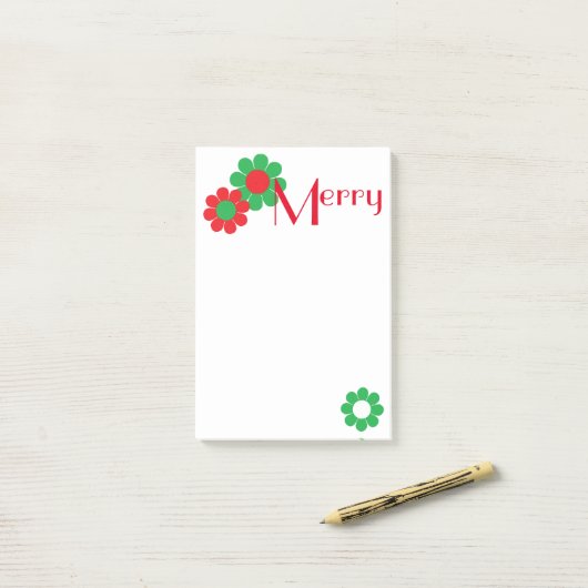  kerstventilatorkracht post-it® notes (Op bureau)