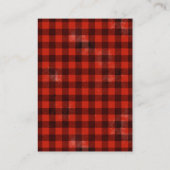 Kerstverandering van Adres Red Truck Moving Visitekaartje (Achterkant)