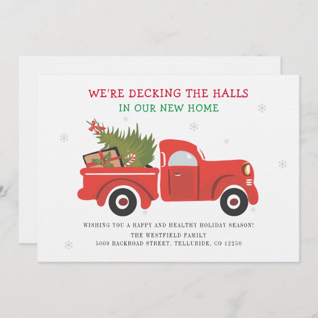 Kerstverandering van de Aankondiging van de Verpla (Voorkant / Achterkant)