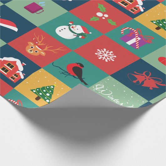 Kerstverblindingspapier Cadeaupapier (Hoek)