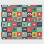 Kerstverblindingspapier Cadeaupapier (Vlak)