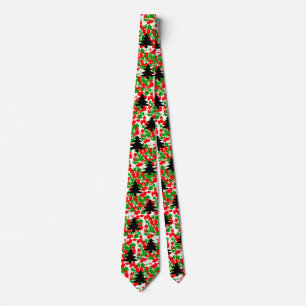 Kerstverf Splatter Stropdas