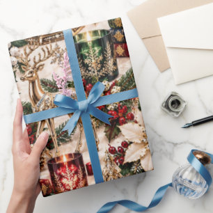 Kerstverhaal Boek Kaarslicht Cadeaupapier