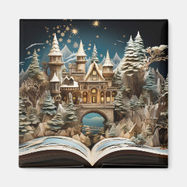 Kerstverhaal Castle Pop-Up Wonderland Magneet