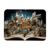Kerstverhaal Castle Pop-Up Wonderland Magneet (Horizontaal)