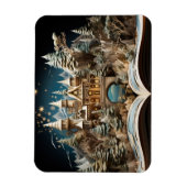 Kerstverhaal Castle Pop-Up Wonderland Magneet (Verticaal)