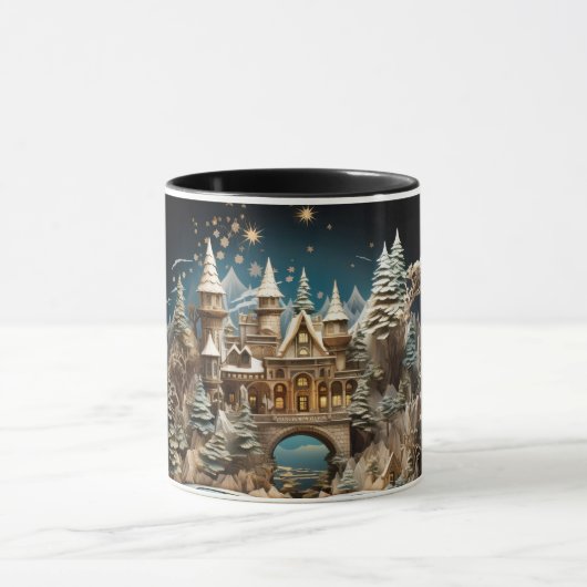 Kerstverhaal Castle Pop-Up Wonderland Mok (Midden)