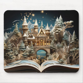 Kerstverhaal Castle Pop-Up Wonderland Muismat