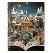 Kerstverhaal Castle Pop-Up Wonderland Notitieboek (Voorkant)