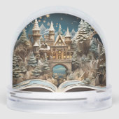 Kerstverhaal Castle Pop-Up Wonderland Sneeuwbol (Achterkant)