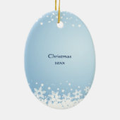 Kerstverhaal Luke 2 Christelijk Gepersonaliseerd Keramisch Ornament (Achterkant)