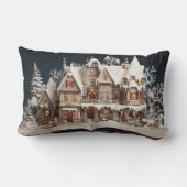 Kerstverhaal Manor met kind en hond Kussen (Achterkant)