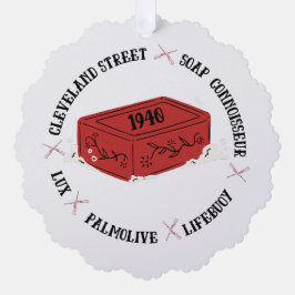 Kerstverhaal Ralphie Soap Connoisseur Ornament Kaart