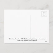 Kerstverhaal rond 1924 feestdagenkaart (Achterkant)