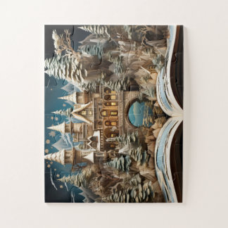 Kerstverhaalboek Kasteel Pop-Up Puzzel