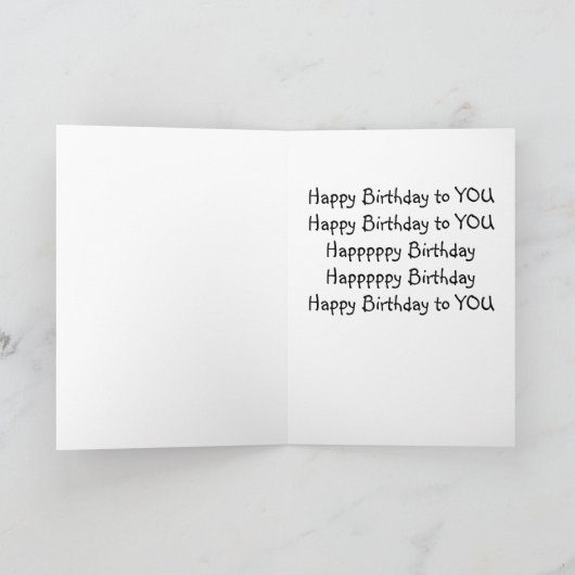 KERSTVERJAARDAG OF DECEMBER VERJAARDAG FEESTDAGEN KAART (Binnen)