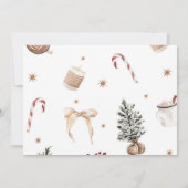 Kerstverjaardagsfoto Dank u kaart (Achterkant)