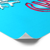 kerstverkoop poster cartoon (Hoek)