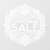 kerstverkoop raamsticker (Vel)