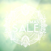 kerstverkoop raamsticker (Vel 3)