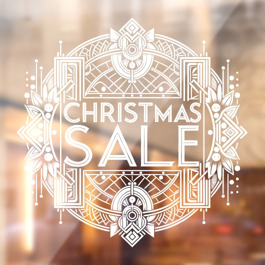 kerstverkoop raamsticker (Vel 2)