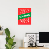 Kerstverkoop Teken, Winkel Signage, Sale Poster (Thuiskantoor)
