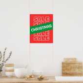 Kerstverkoop Teken, Winkel Signage, Sale Poster (Keuken)