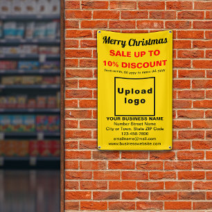 Kerstverkoop Zakelijk Geel 2.5' x 4' Banner