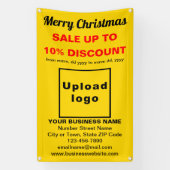 Kerstverkoop Zakelijk Geel 2.5' x 4' Banner (Verticaal)