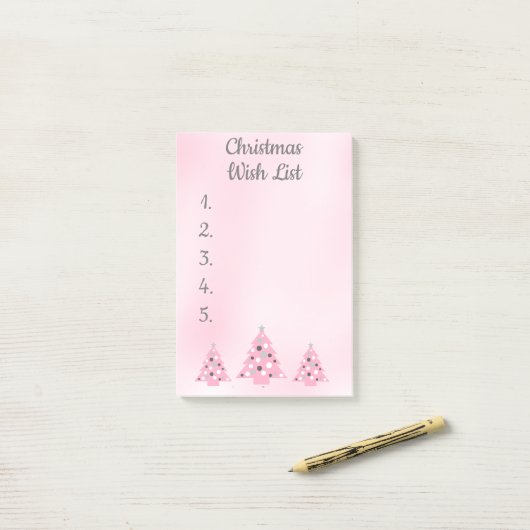 Kerstverlanglijstje Post-it notities Post-it® Notes (Op bureau)