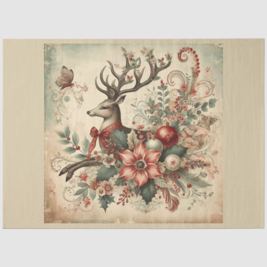Kerstverleden Ontwerp Serie 29 Tissuepapier (Voorkant)