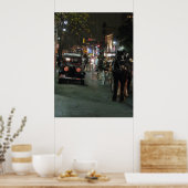 Kerstverlichting 2008 - In het centrum Poster (Keuken)