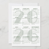 Kerstverlichting 24 Fotocollage 2026 Kalender Feestdagenkaart (Achterkant)