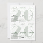 Kerstverlichting 24 Fotocollage 2026 Kalender Feestdagenkaart (Achterkant)